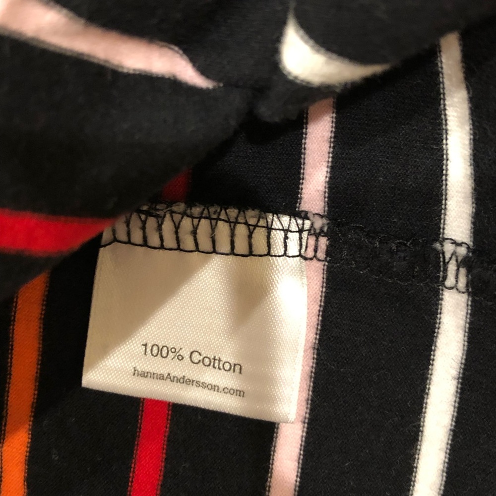 Hanna Andersson striped dress short sleeve - Picture 3 of 3